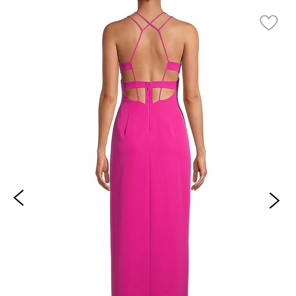⚠️SOLD⚠️ Gorgeous (Hot Pink) Aidan Mattox Dress - Picture 10 of 10